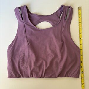 Lululemon Strong Front Bra Size 10 Wisteria Purple Medium Support B/C